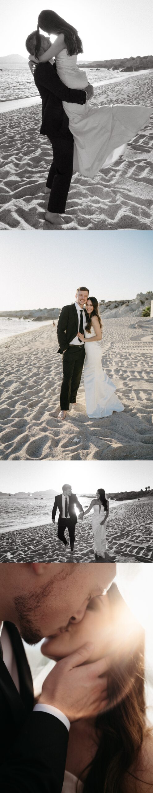 Bride and groom portraits Wedding The Cape Hotel Cabo San Lucas